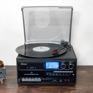 8-in-1 Retro Inspired Multimedia Center