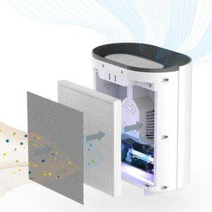 Compact HEPA UV-C Air Purifier