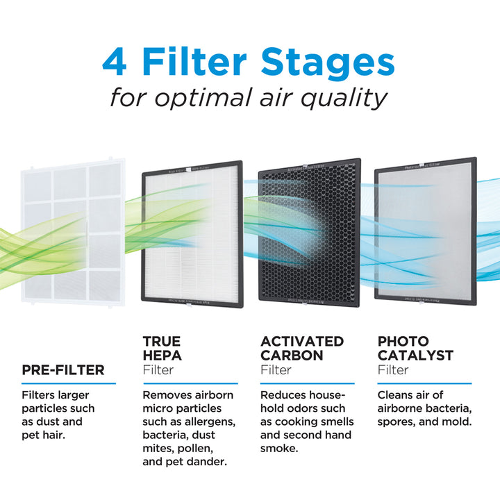 Replacement Filter for 250 Sq. Ft. Air Purifier with UV Technology
