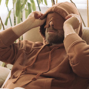 The Original Built-In Eye Mask Travel Hoodie