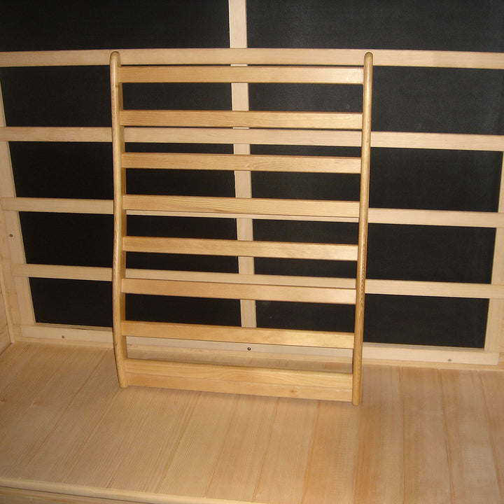 Backrest for High Performance Saunas