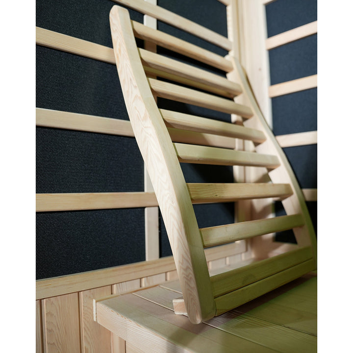 Backrest for High Performance Saunas