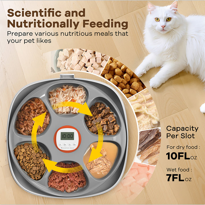 6-Meal Automatic Pet Feeder by Sharper Image