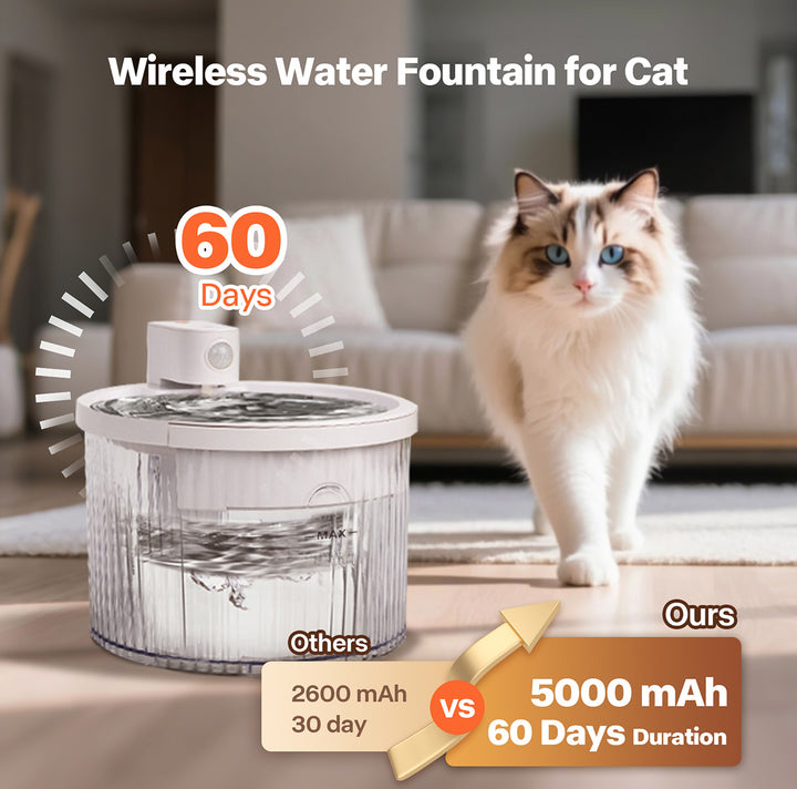 Wireless Smart Pet Water Fountain by Sharper Image