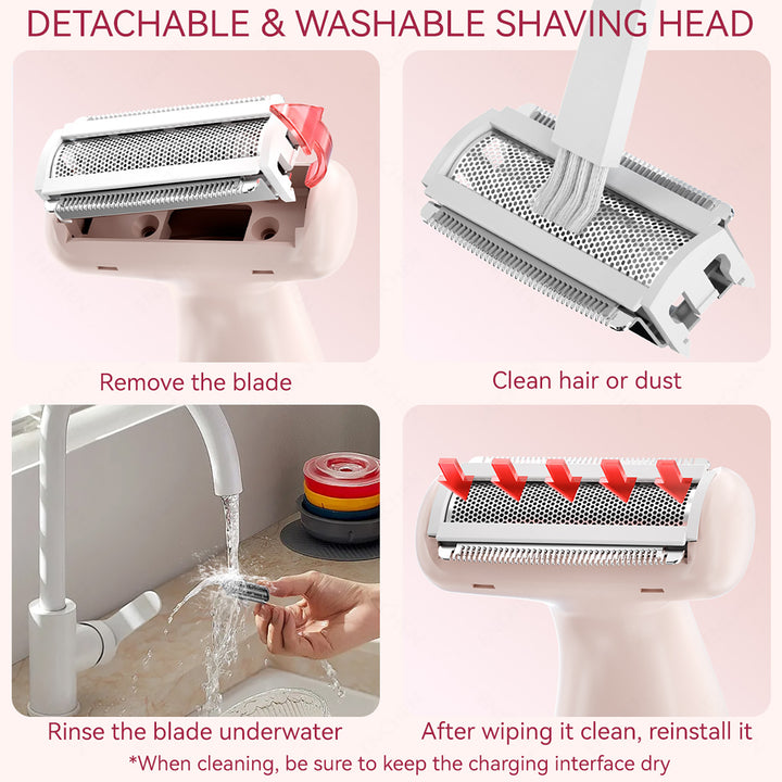 Women's Wet and Dry Electric Razor