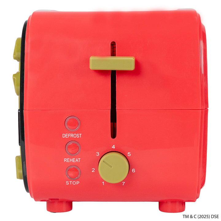 Retro TV Image on Toast Toaster
