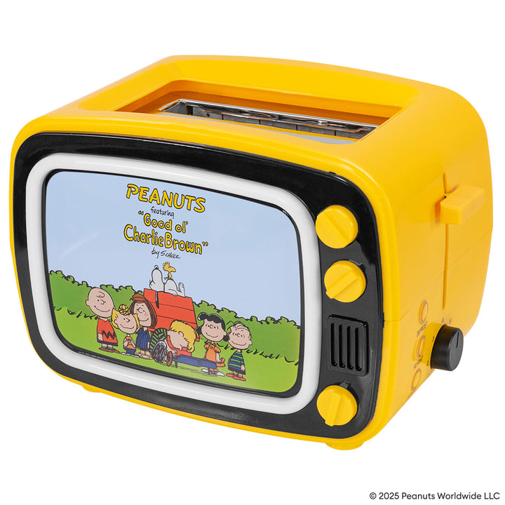 Retro TV Image on Toast Toaster
