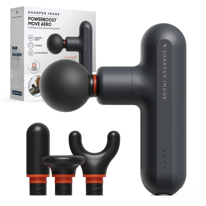 Sharper Image Powerboost Move Portable Percussion Massager - Aero