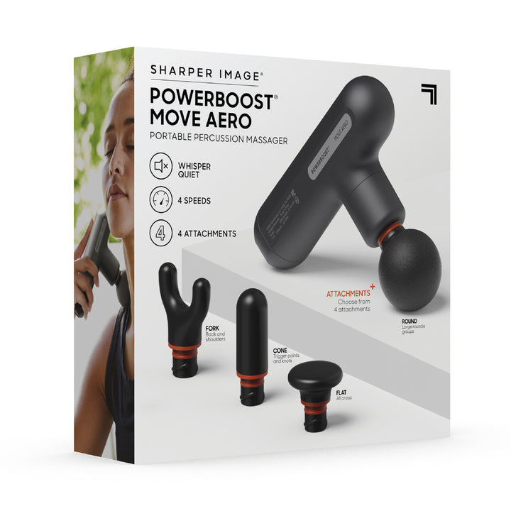 Sharper Image Powerboost Move Portable Percussion Massager - Aero