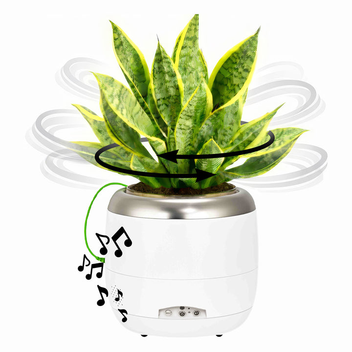 Interactive 4'' Smart Plant Pot with Speaker