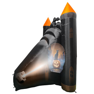 7' Animated Inflatable Haunted Castle