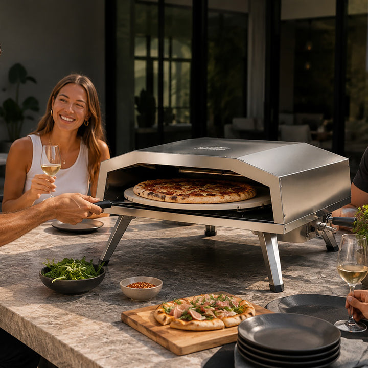 16in Gas Pizza Oven with Rotating Pizza Stone