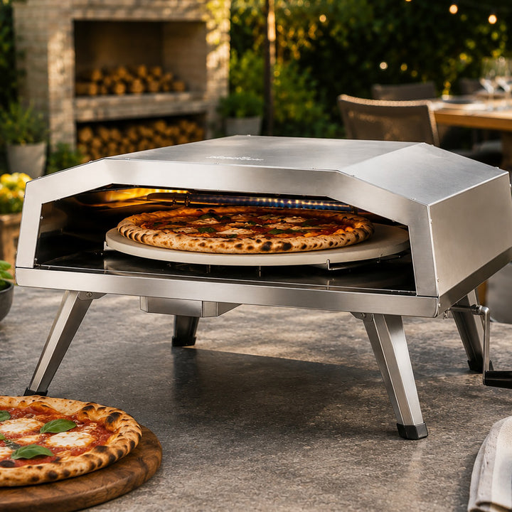 16in Gas Pizza Oven with Rotating Pizza Stone