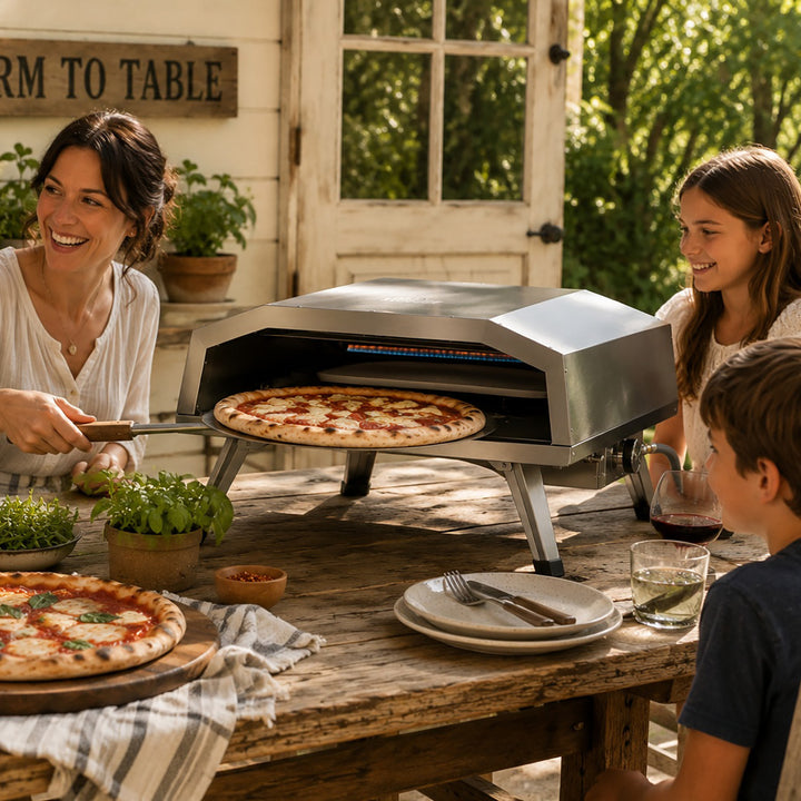16in Gas Pizza Oven with Rotating Pizza Stone