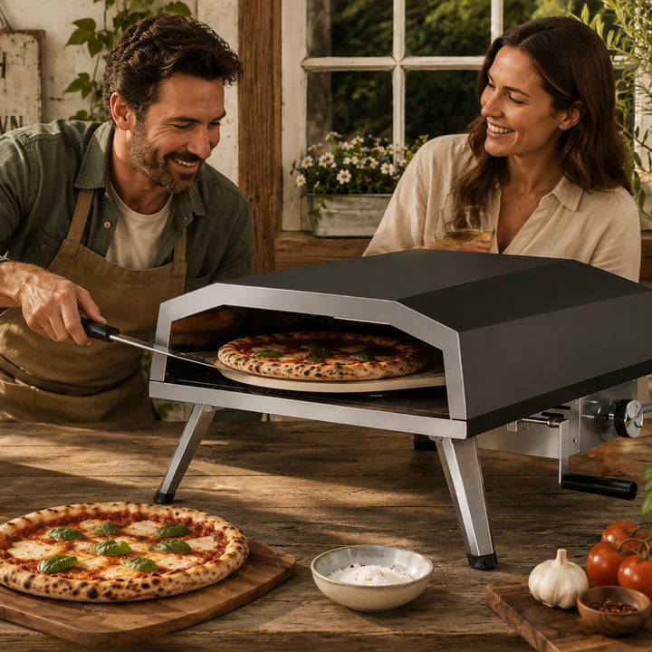 16in Gas Pizza Oven with Rotating Pizza Stone