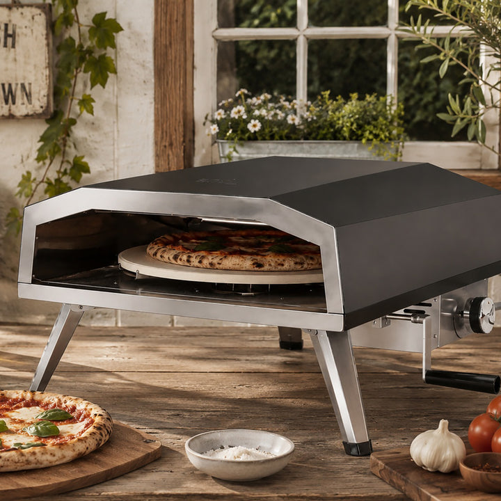 16in Gas Pizza Oven with Rotating Pizza Stone