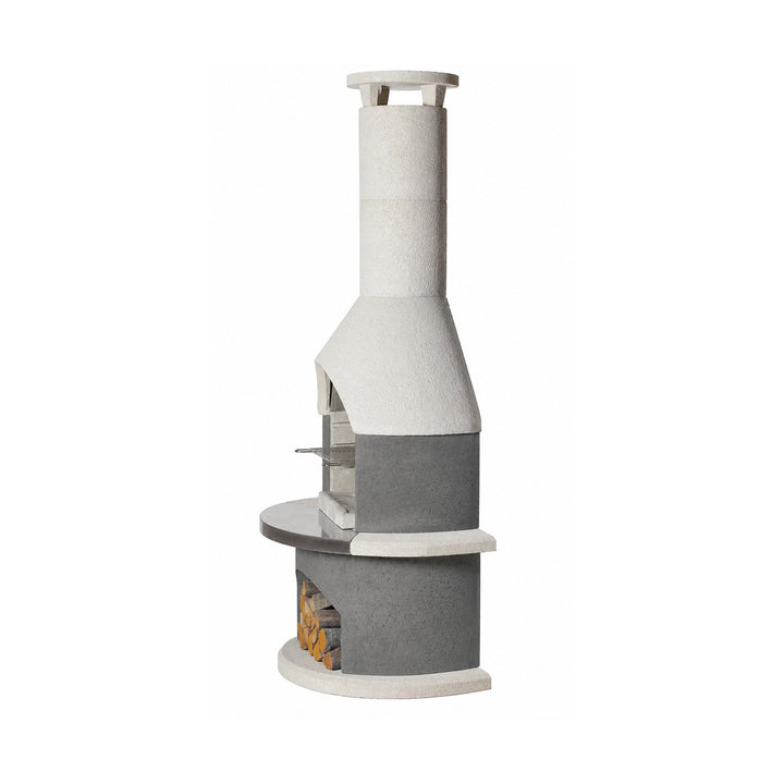 Deluxe Outdoor Fireplace and BBQ