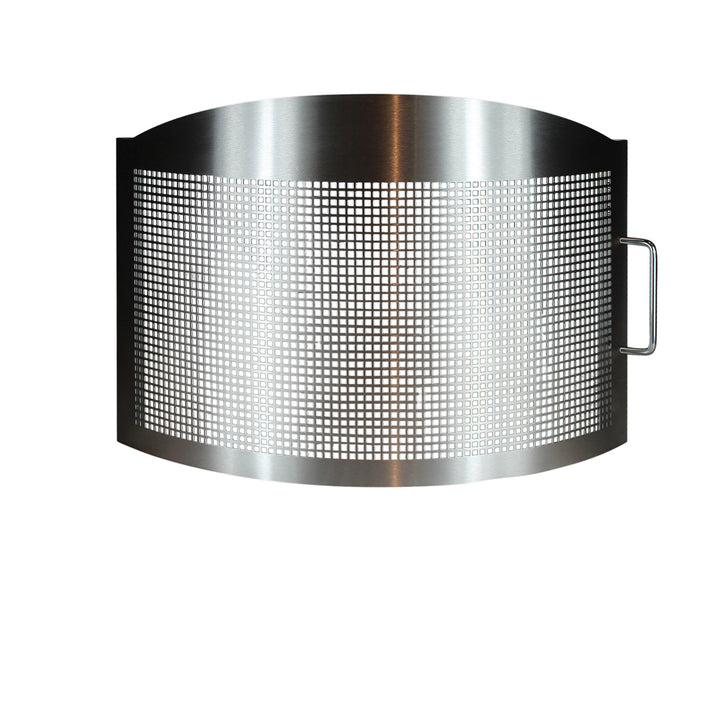 Deluxe Stainless Steel Outdoor Fireplace and BBQ
