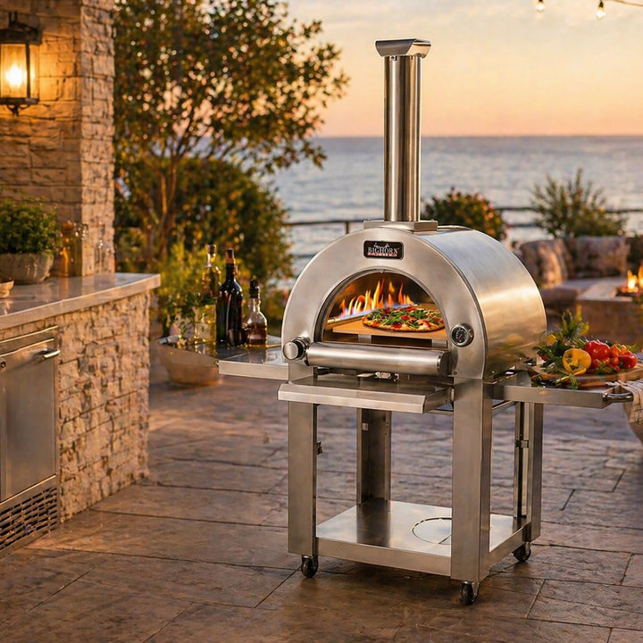Deluxe Stainless Steel Outdoor Pizza Oven