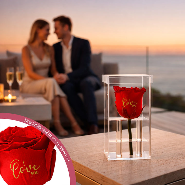 Single Stem Preserved Rose