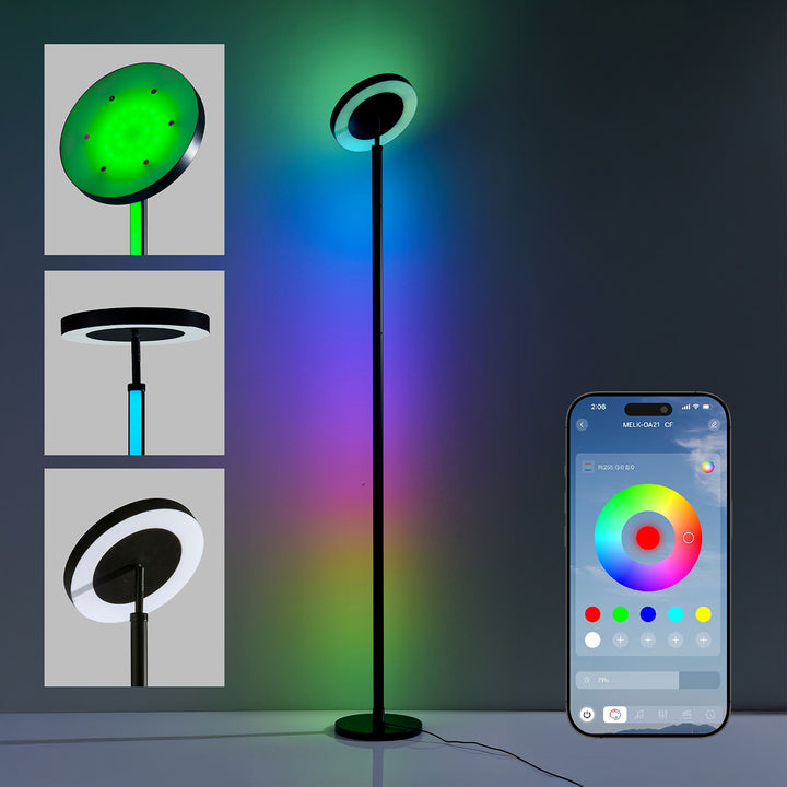 Music Sync RGB Torchiere Lamp