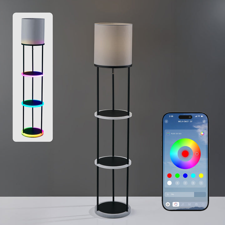 Music Sync RGB Shelf Floor Lamp