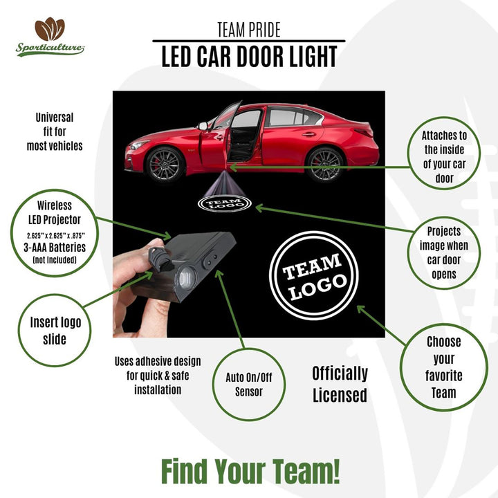 NCAA Car Door Light