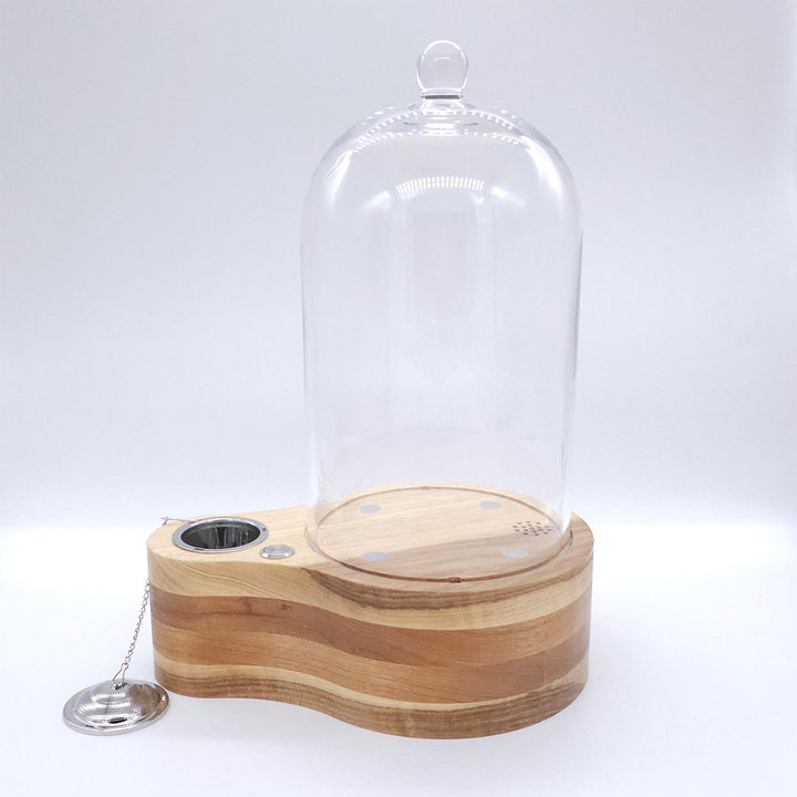 Glass Cocktail Cloche and Smoker Set