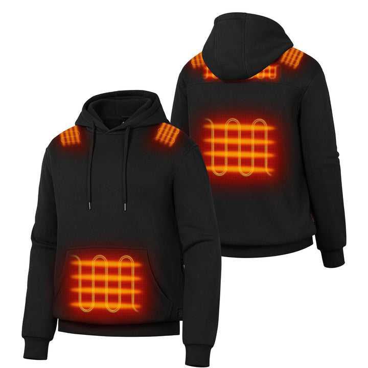 Unisex Heated Pullover Hoodie - product image 7