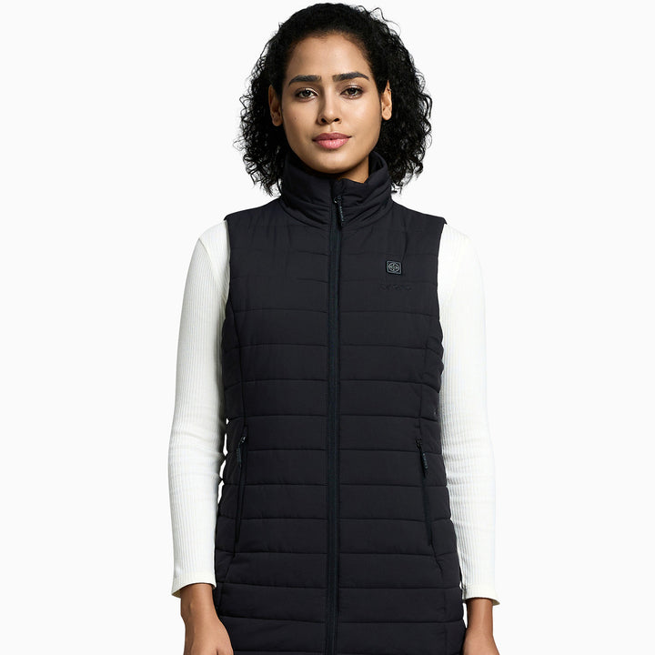 Women's Heated Long Puffer Vest - product image 11