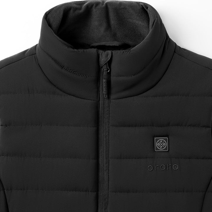 Women's Heated Long Puffer Vest - product image 4