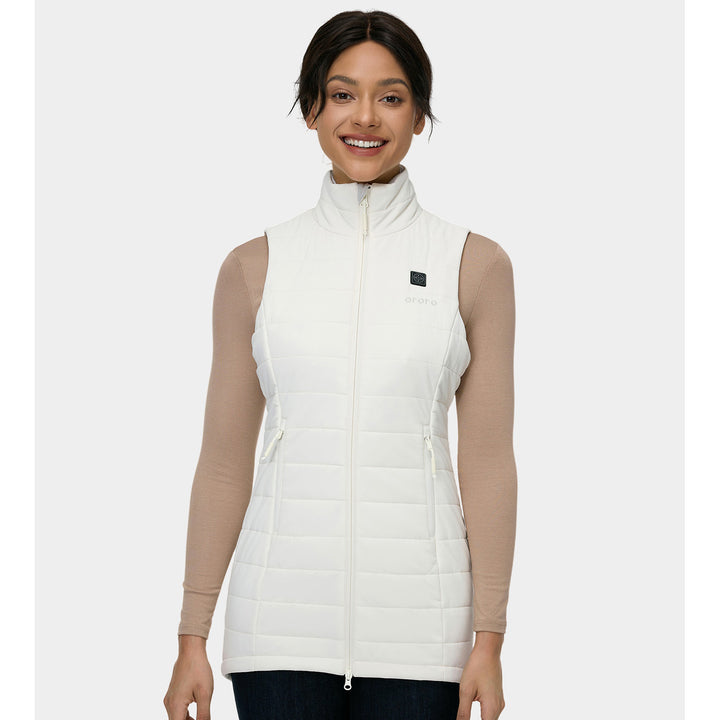 Women's Heated Long Puffer Vest - product image 24
