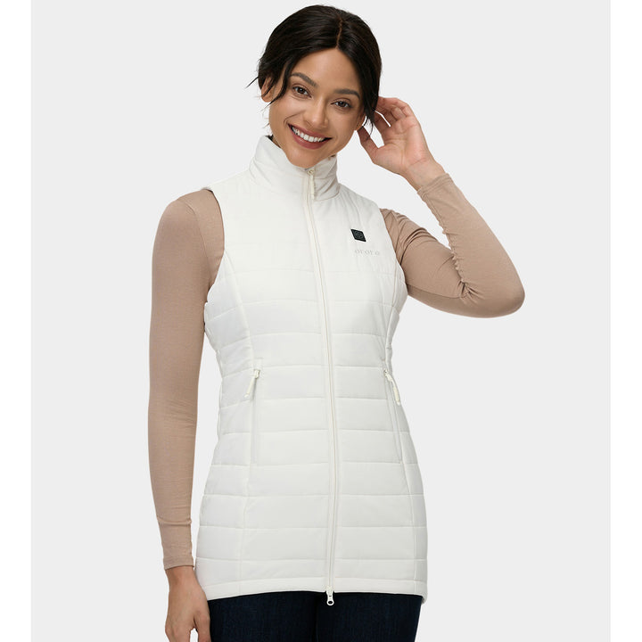 Women's Heated Long Puffer Vest - product image 25