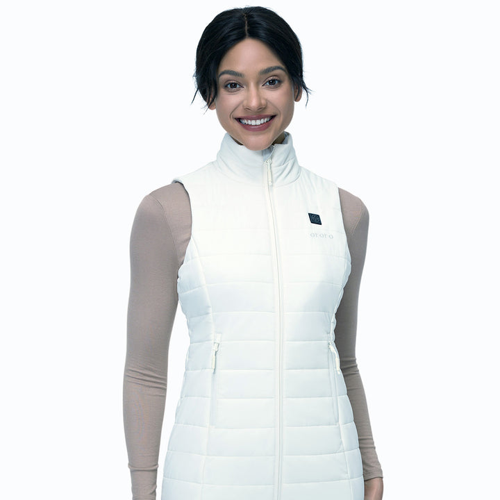 Women's Heated Long Puffer Vest - product image 26
