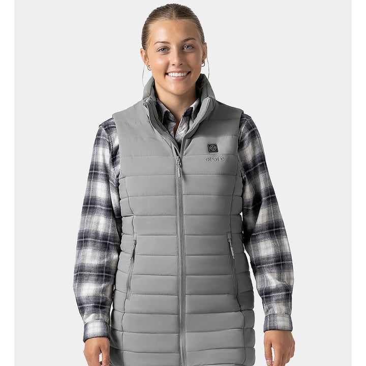 Women's Heated Long Puffer Vest - product image 41