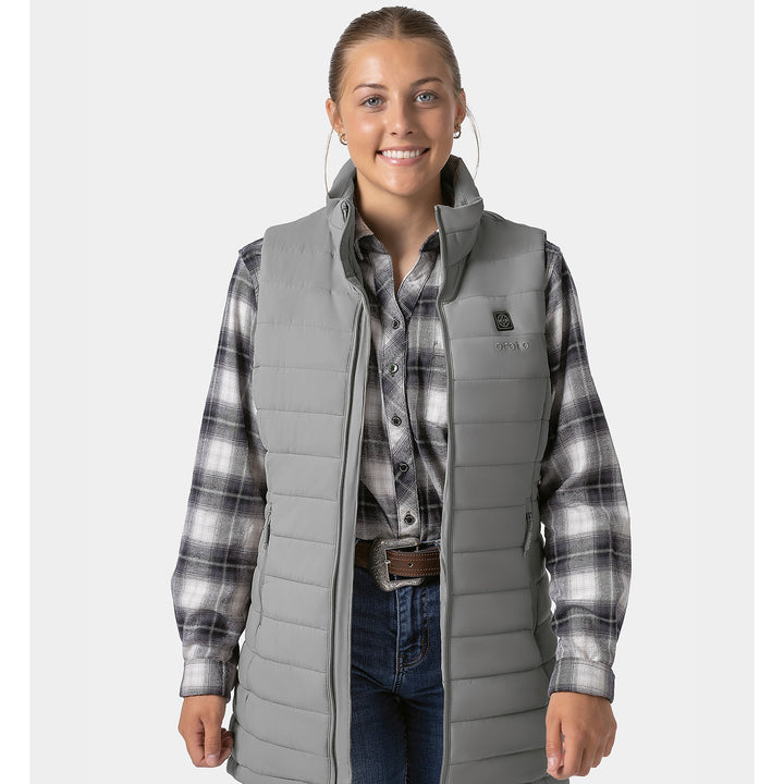 Women's Heated Long Puffer Vest - product image 42