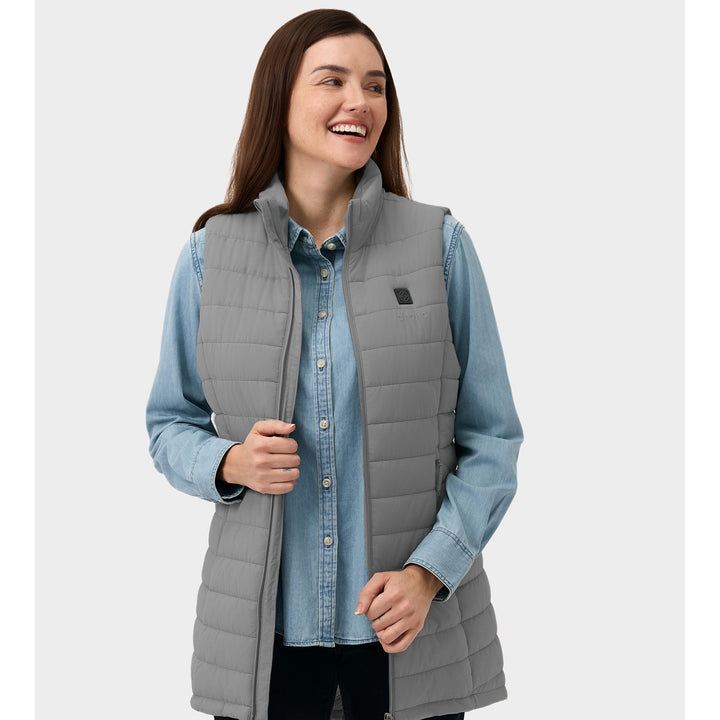 Women's Heated Long Puffer Vest - product image 45