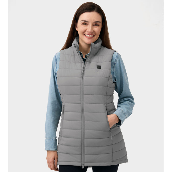 Women's Heated Long Puffer Vest - product image 28