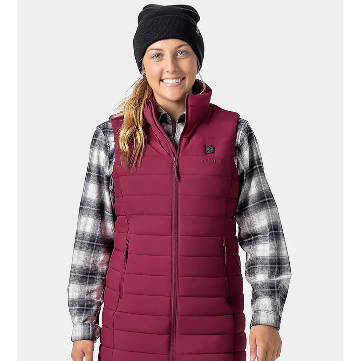 Women's Heated Long Puffer Vest - product image 60