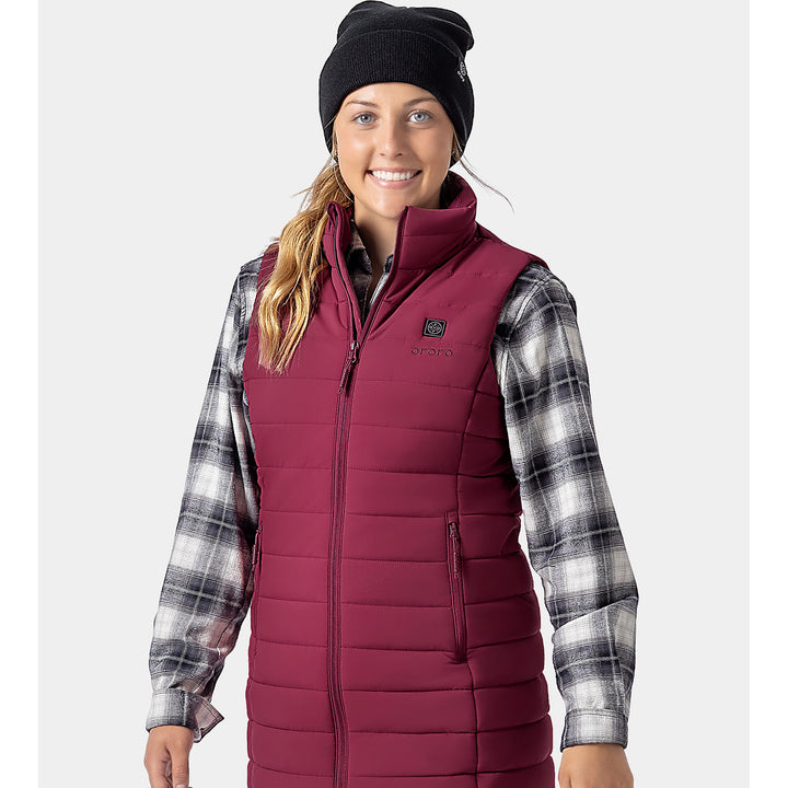 Women's Heated Long Puffer Vest - product image 61