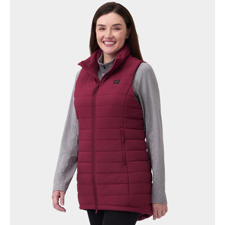 Women's Heated Long Puffer Vest - product image 63