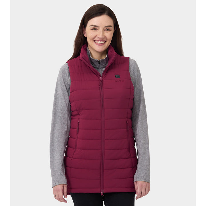 Women's Heated Long Puffer Vest - product image 64