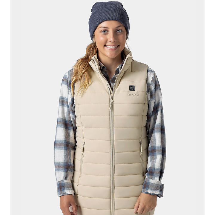 Women's Heated Long Puffer Vest - product image 78