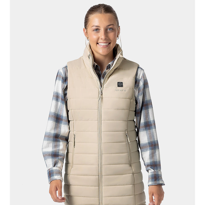 Women's Heated Long Puffer Vest - product image 79