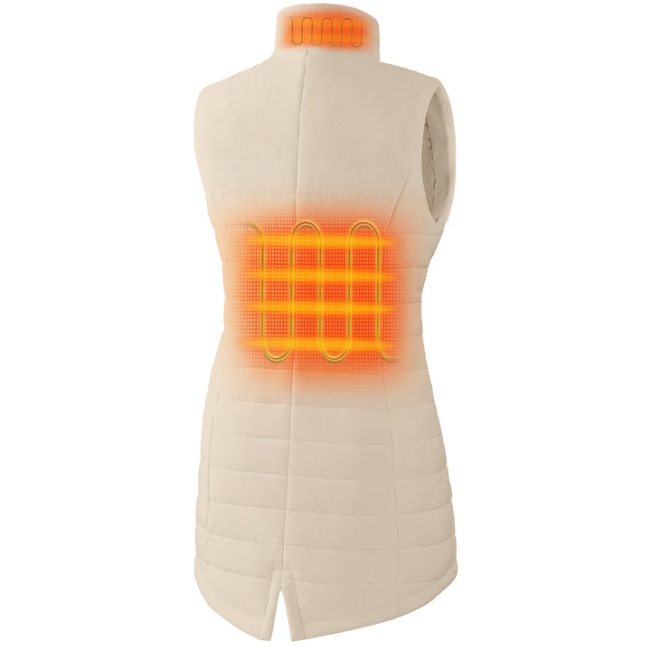Women's Heated Long Puffer Vest - product image 68
