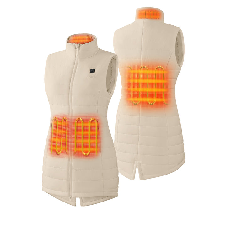 Women's Heated Long Puffer Vest - product image 69