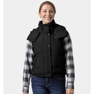 Women's Heated Hooded Down Vest - alternate product image