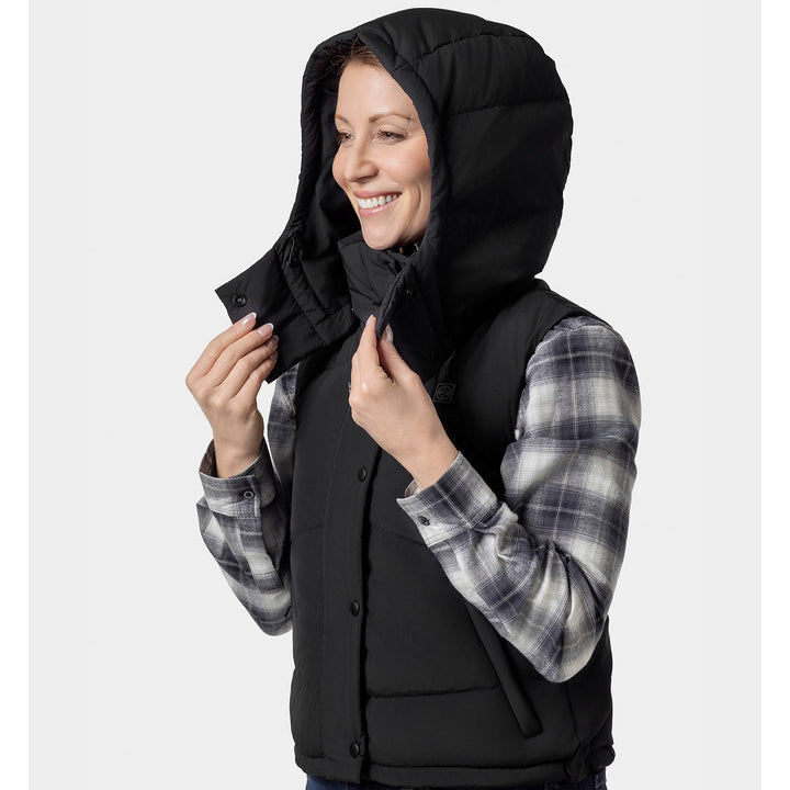 Women's Heated Hooded Down Vest - product image 26