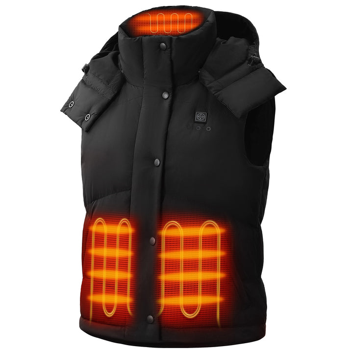 Women's Heated Hooded Down Vest - product image 31