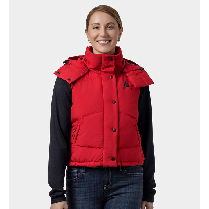 Women's Heated Hooded Down Vest - product image 20